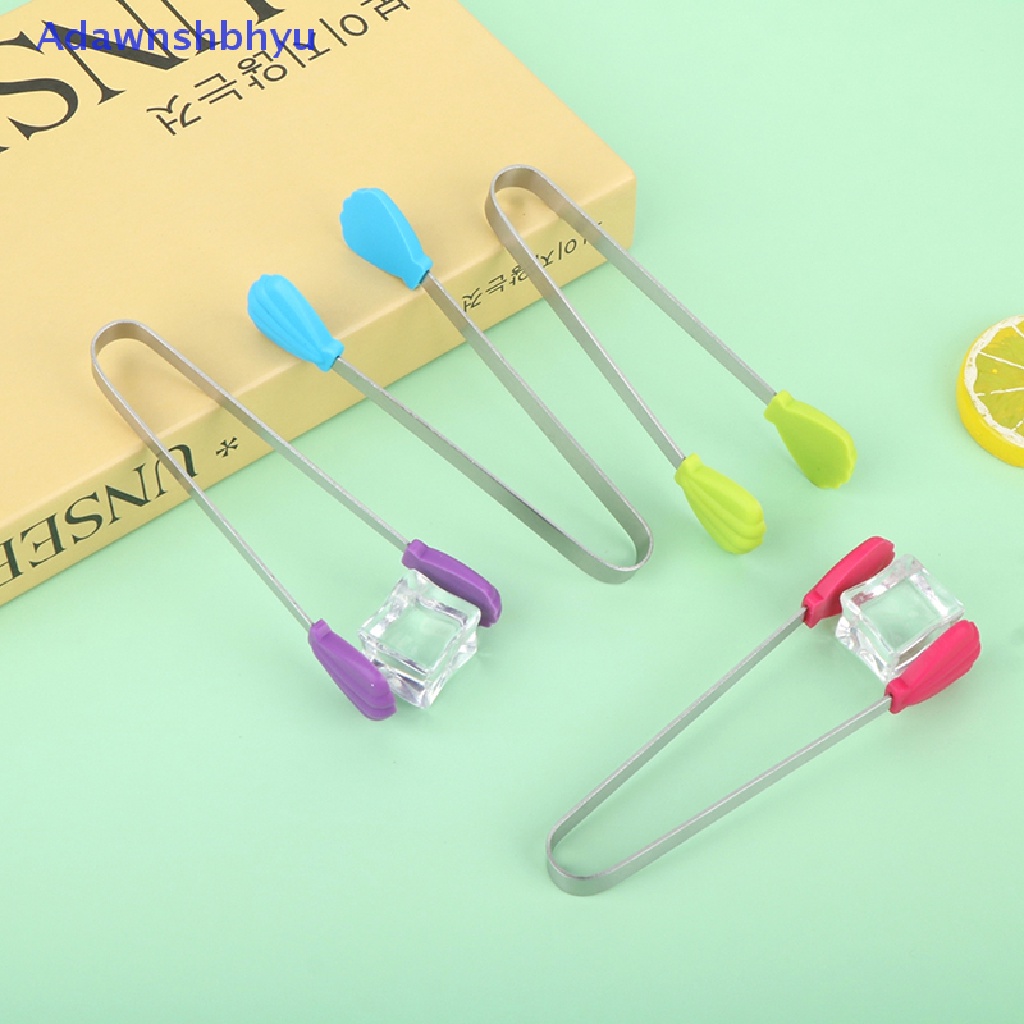 Adhyu Penjepit Makanan Silikon Bentuk Laut Klip Makanan Es Permen Stainless Steel Anti slip ID