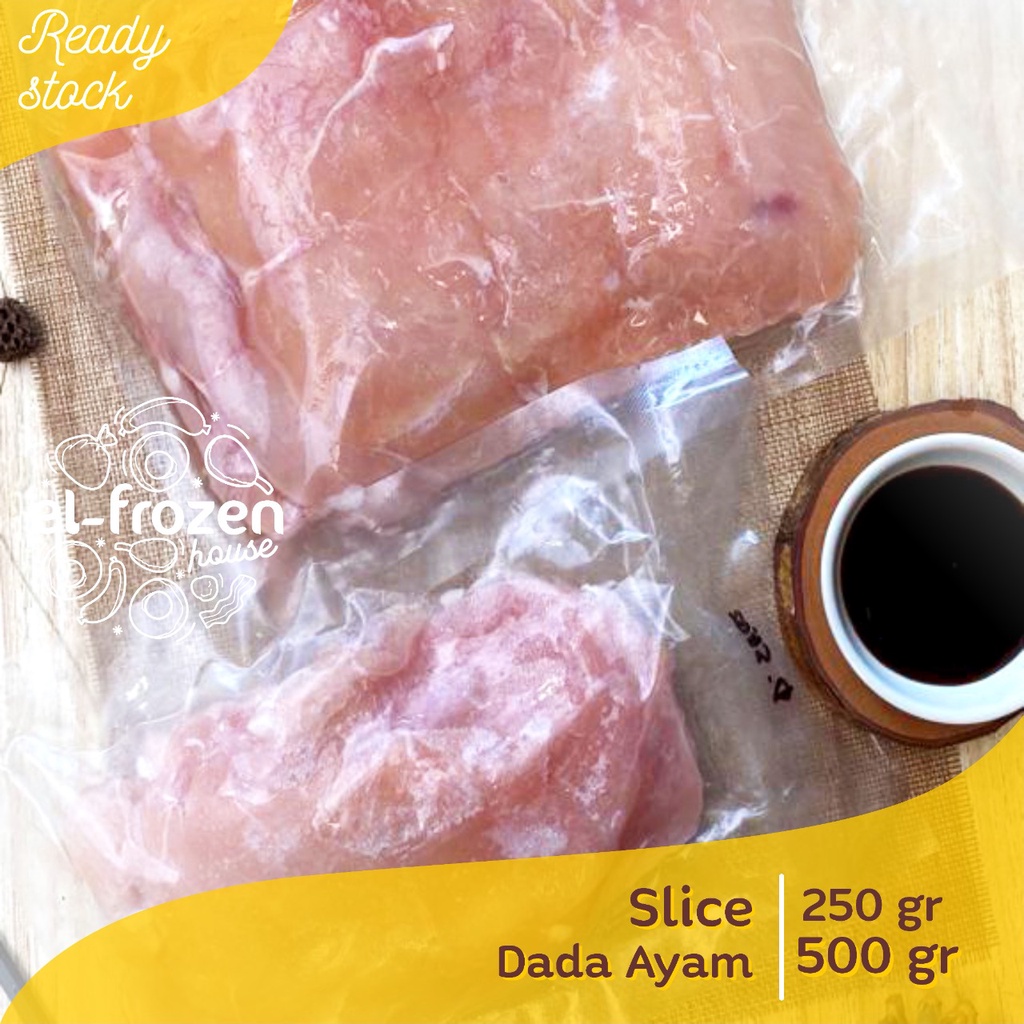 

Premium Slice Dada Ayam 250gr / Dada Ayam Fillet Tanpa Tulang 250gr