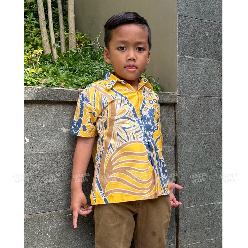 Kemeja Batik Anak Imut Lucu  1 - 10 Tahun