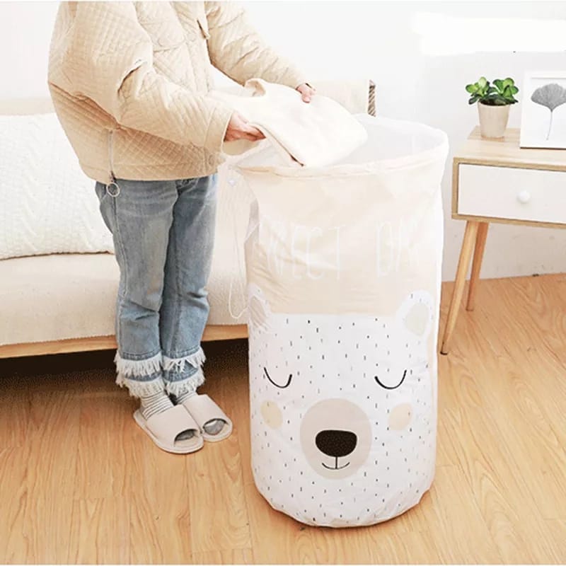 Storage Bag Cloth bag Bedcover Bag Tempat Penyimpanan keranjang multifungsi kantong besar penyimpanan