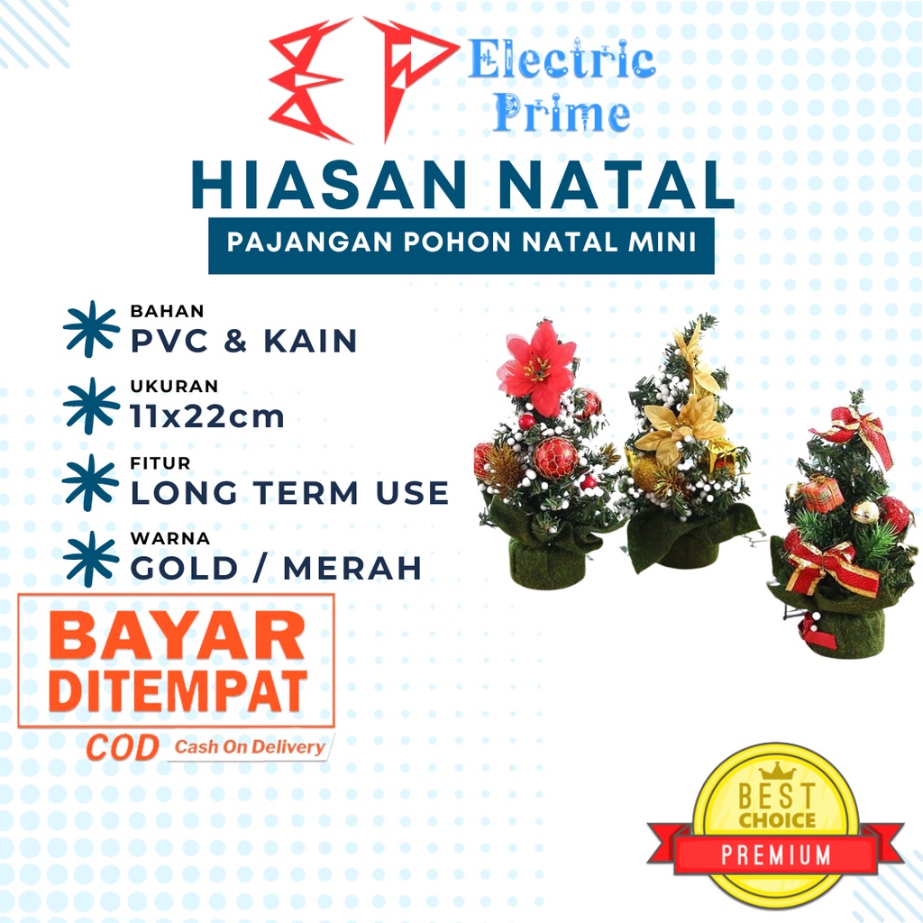 Limited Offer! Pohon Natal Mini Hiasan Ornamen Bunga Dekorasi Meja Tamu Aksesoris Perlengkapan Pesta Christmas Tree Gift Kado Hadiah Tahun Baru