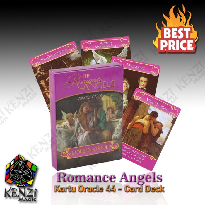 Play Tarot Oracle The Romance Angels Oracle Cards 44 Cards
