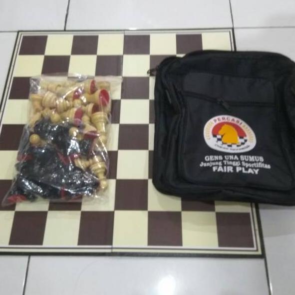 Update Terbaik Catur PERCASI / Catur Lipat Percasi Kayu 50cm