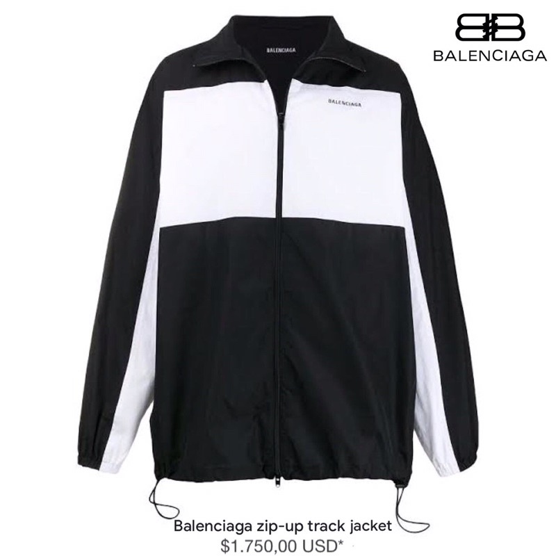 Balenciaga Zip-Up Track Jacket