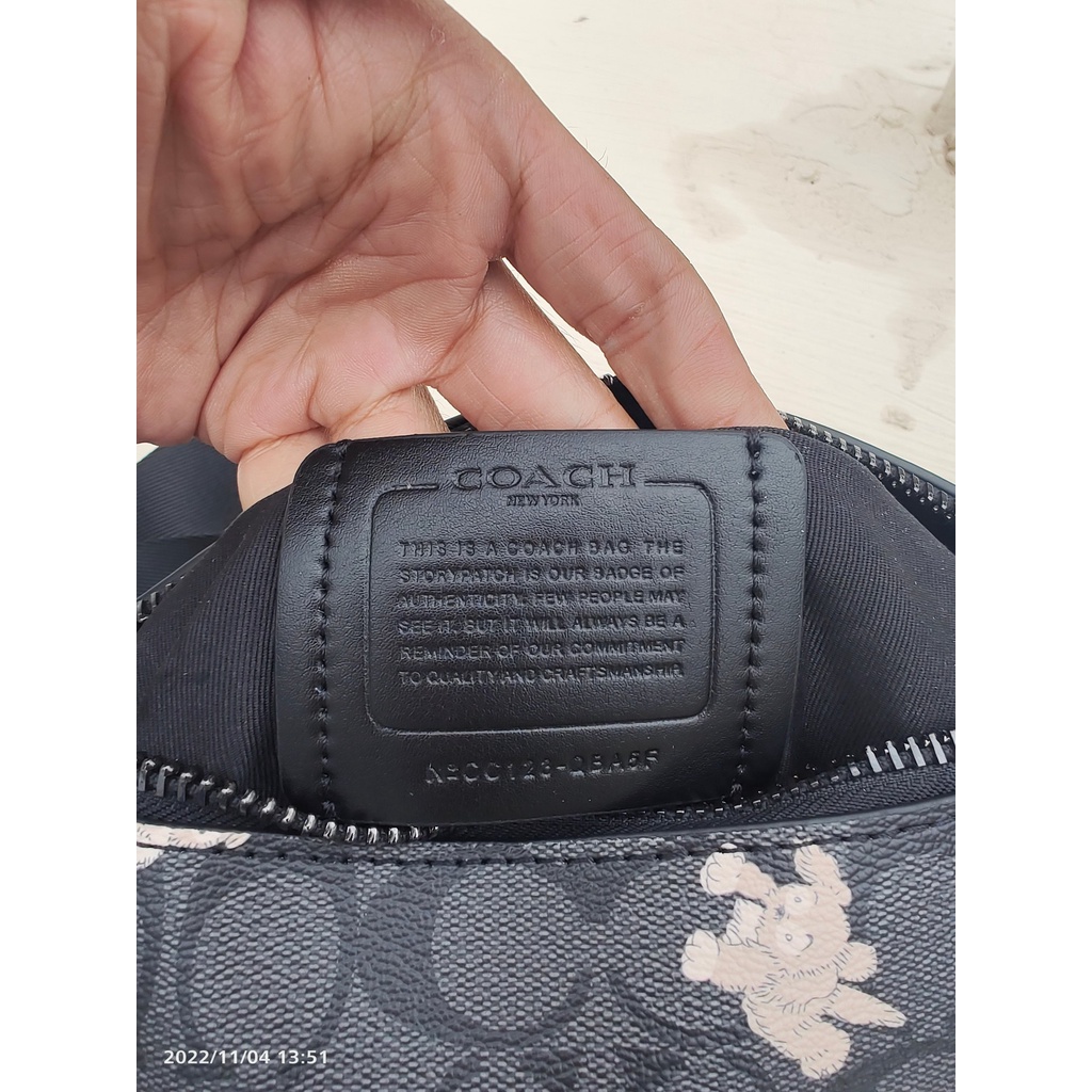 （Shopee Live）123-9 cc123  123  coach men's pockets Inclined shoulder bag Chest package  yaobao