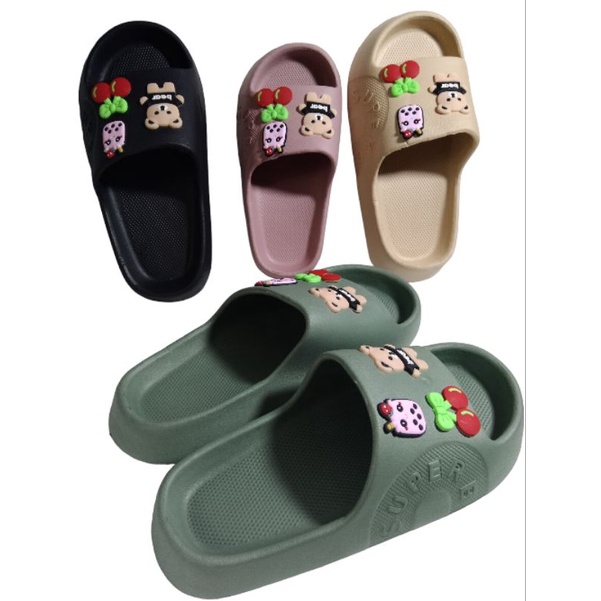 sandal anak cewek cowok 1mpor jelly karakter empuk anti slip