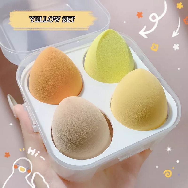 Spon Bedak  Beauty Blender Isi 4pcs Sponge Make Up