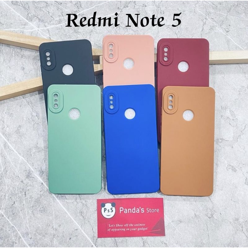 Softcase Pro Camera Redmi Note 5 Candy Case Full Color 3D Silikon TPU