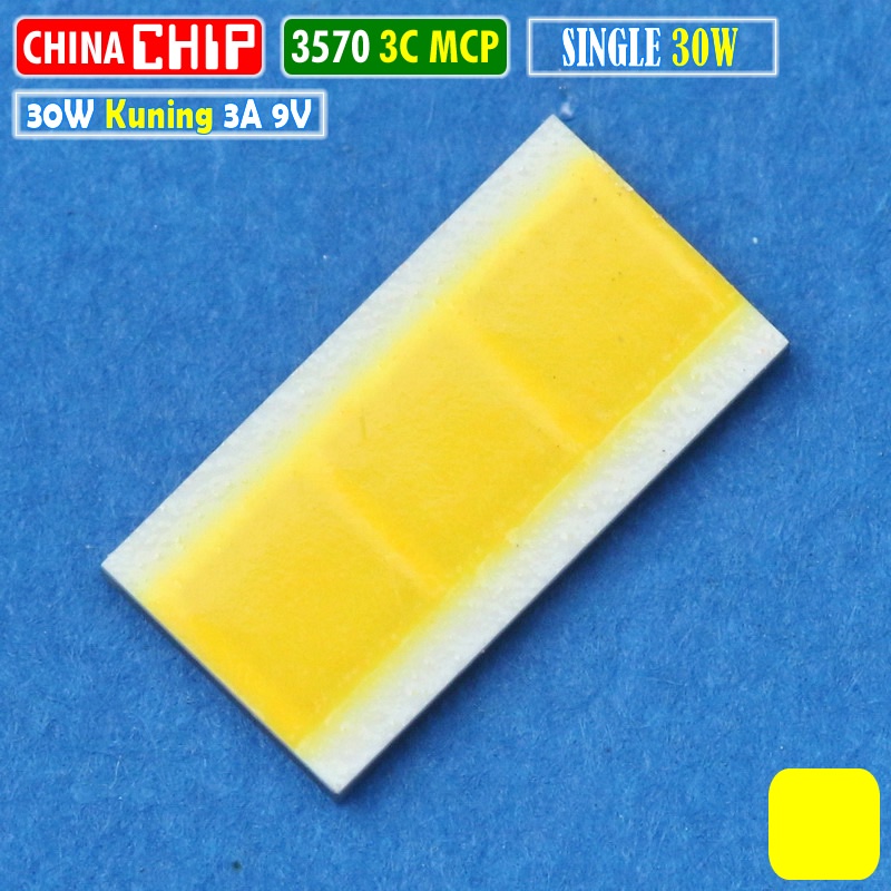 Chip LED 3570 30W 3C Single KUNING MCP Laser D2 BiLED RTD AES Voxx 9V