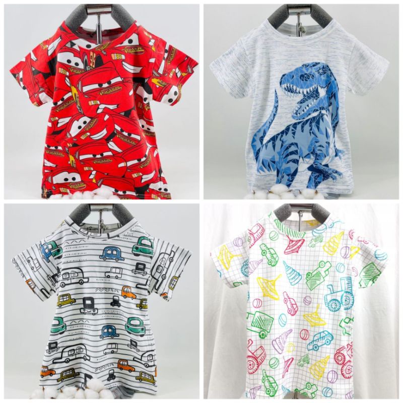 Kaos Anak Cowok Print Tee Loopie Kids