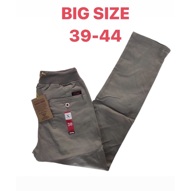 (super bigsize 39-44) celana panjang pria xaniago chinos kolor rip original