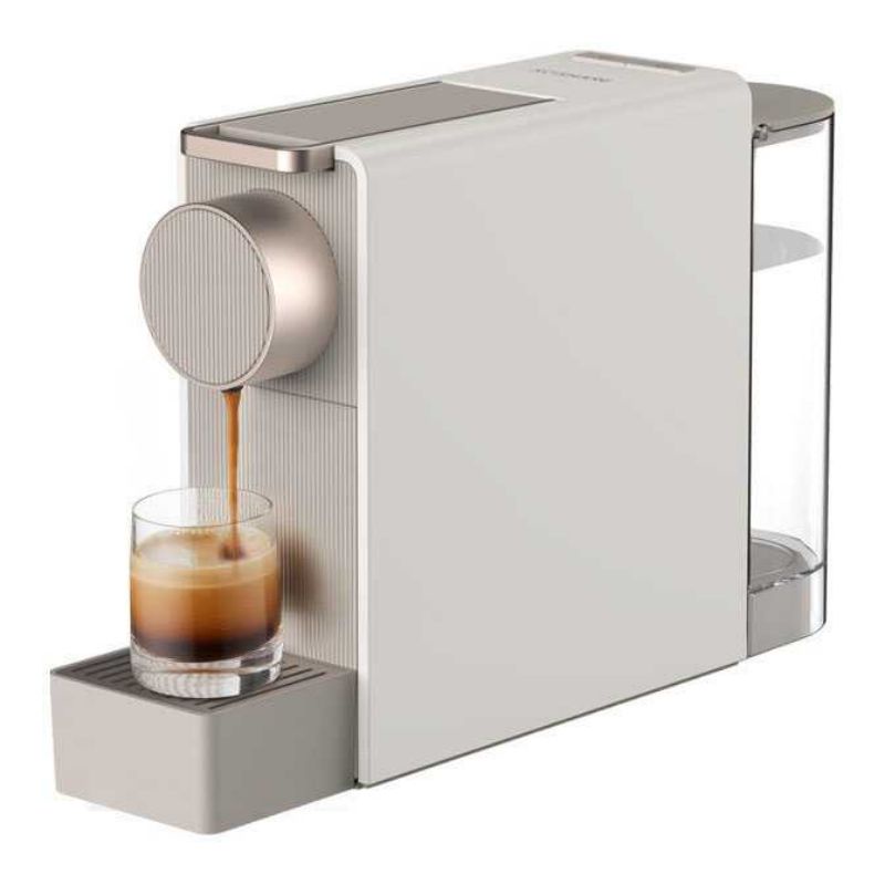 SCISHARE Mini Mesin Kopi Kapsul Coffee Maker Hot Cold for Nespresso - S1201 White Gold