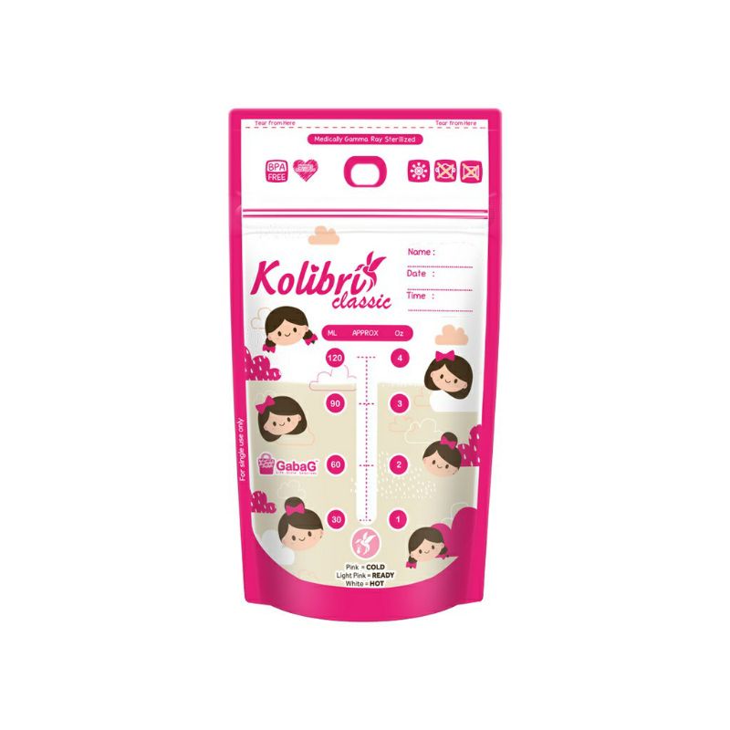Gabag Kantong Asi Kolibri Classic 120ml