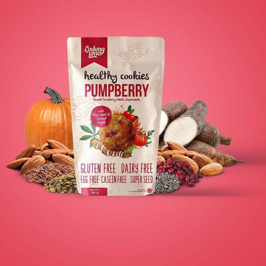 

Penawaran Terbaik ladang lima pumpberry cookies 180gr gluten free