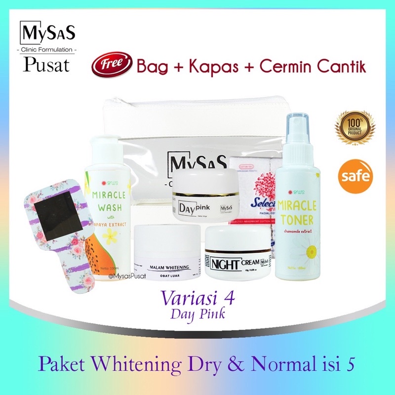 MYSAS ORIGINAL 5 ITEM | PAKET MYSAS SKINCARE