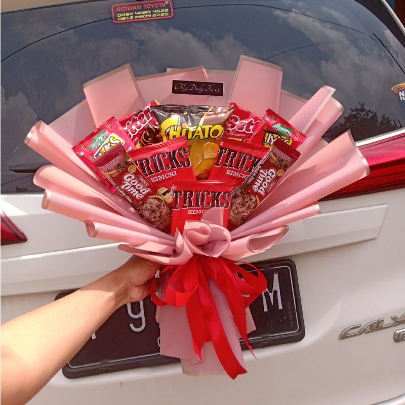 

[BouquetkuOfficial] Snack Bouquet gift anniversary/Gift birthday
