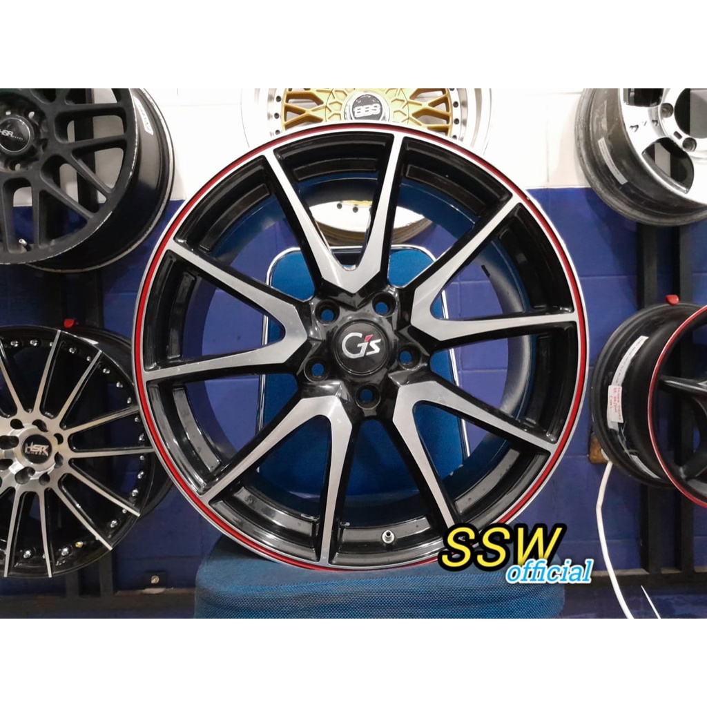 Velg Second Replika Alphard GS Ring 18 Baut 5 114,3 Pelek Mobil Inova Rush Terios Camry