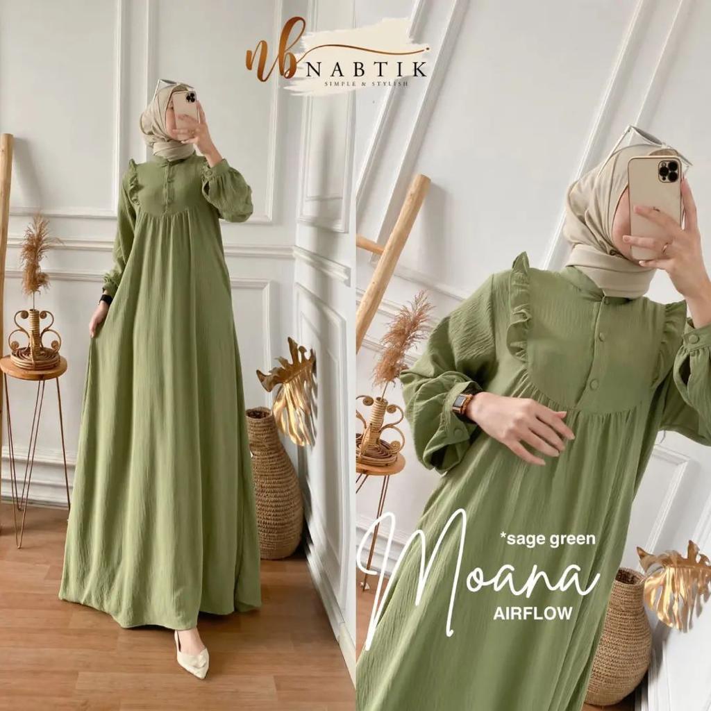 moana maxy gamis crinkel ld 110 gamis daily