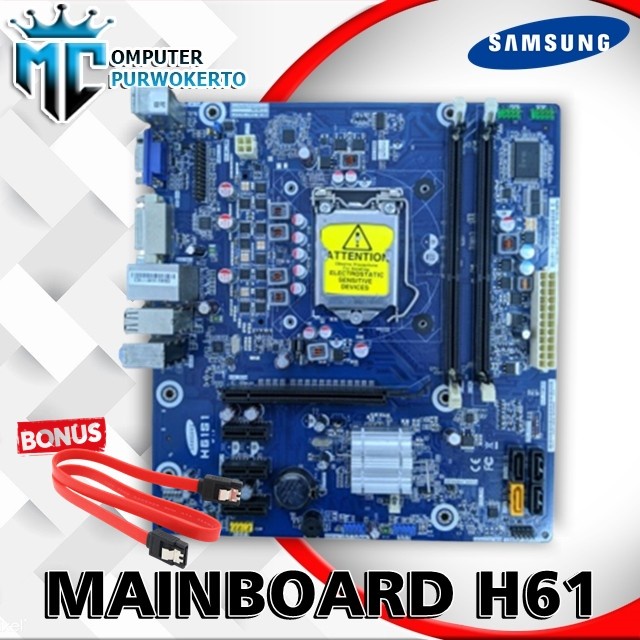 Mobo Motherboard Intel LGA 1155 H61 Oem