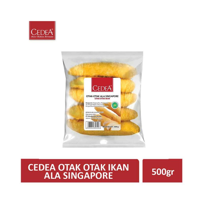 

Cedea Otak Otak Singapore 500gr Gurih Praktis Goreng