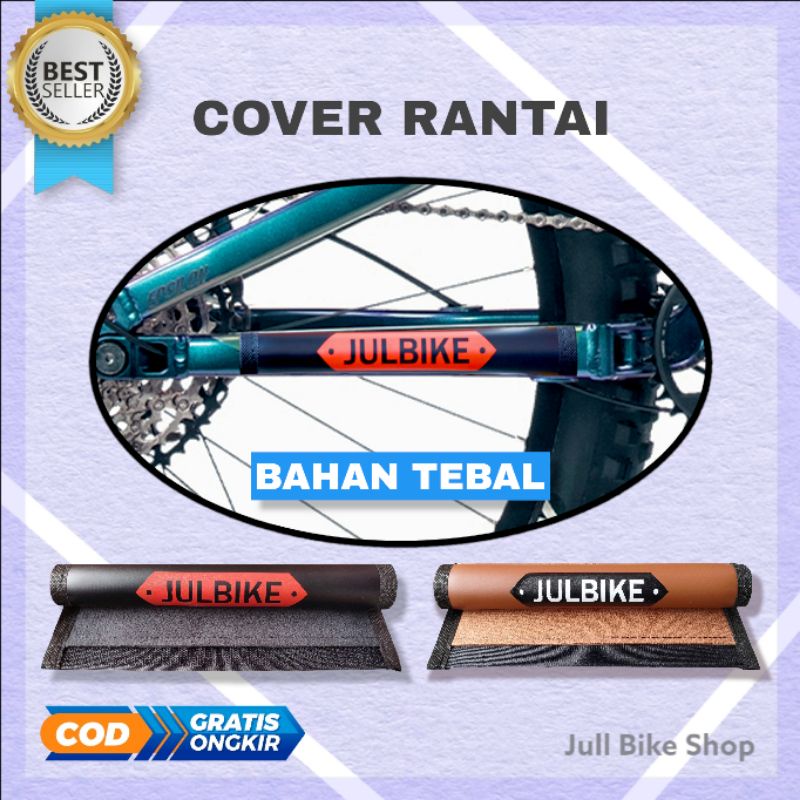 Cover rantai frame sepeda penutup JULBIKE pelindung mtb lipat fixie chain oli kotoran kain protector