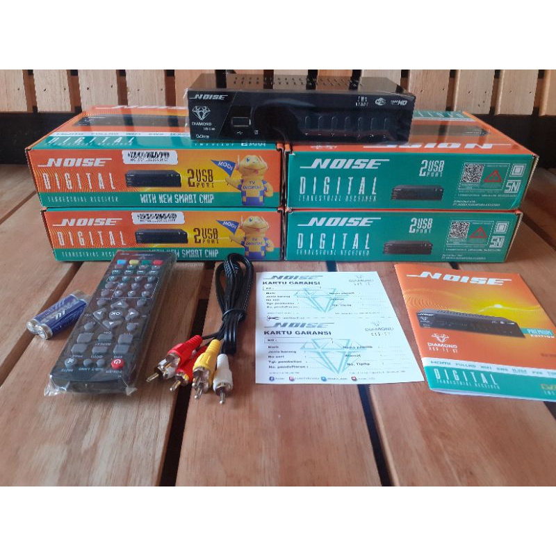 STB Set Top Box DIGITAL DVB T2 NOISE