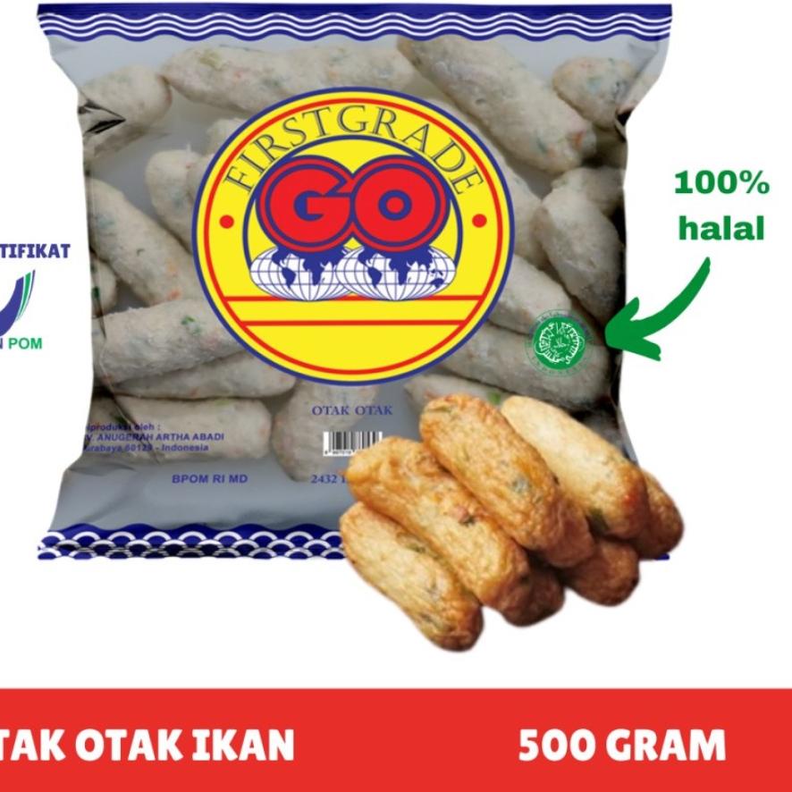 

❤[PROMO MURAH!!!]❤ [FROZEN FOOD GO] OTAK OTAK IKAN ISI 30-33 (500GR) MAKANAN INSTAN SOSIS|NUGGET|BAKSO BPOM HALAL