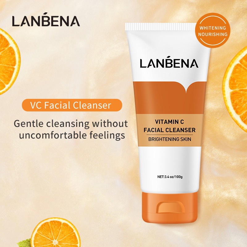 (READY &amp; ORI) LANBENA VITAMIN C FACIAL CLEANSER LB5583