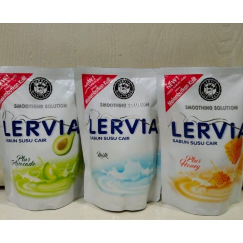 SABUN LERVIA REFFIL 400ML SABUN CAIR LERVIA