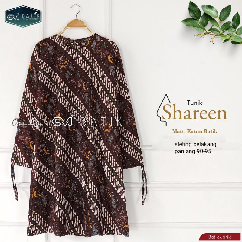 BAJU BATIK TUNIK / ATASAN BATIK WANITA MODERN KEKINIAN TERBARU TERLARIS JUMBO LD 120 / TUNIK BATIK L