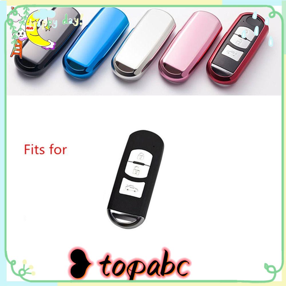 Top Remote Key Case Soft TPU Pelindung Kulit Key Fob Cover