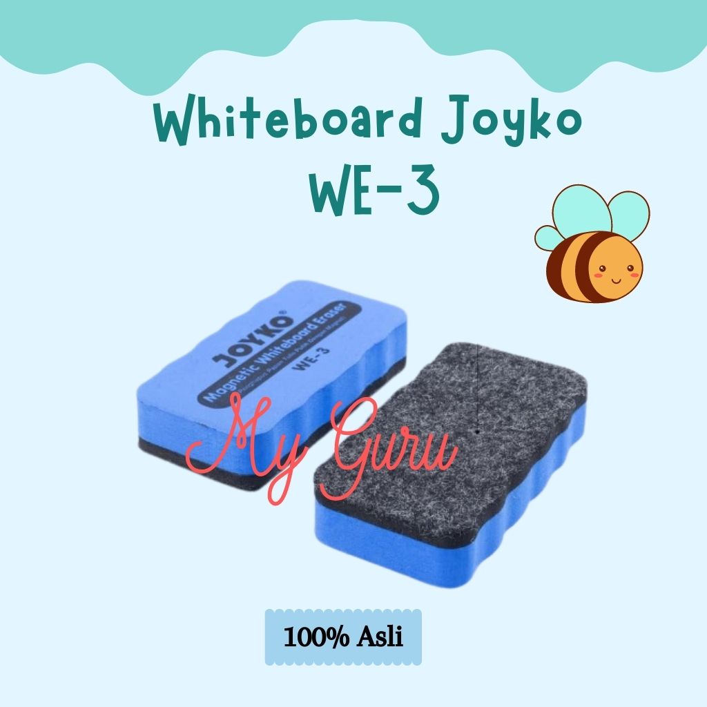 

[PCS] WHITEBOARD ERASER / PENGHAPUS PAPAN TULIS PUTIH JOYKO WE-3 MAGNET