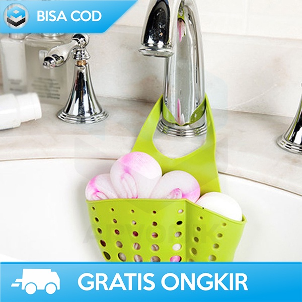 GANTUNGAN WASTAFEL WADAH SPONS CUCI PIRING GANTUNG MULTIFUNGSI PVC