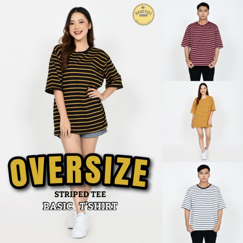 Kaos OVERSIZE Stripe Heavyweight 24s Cotton Premium