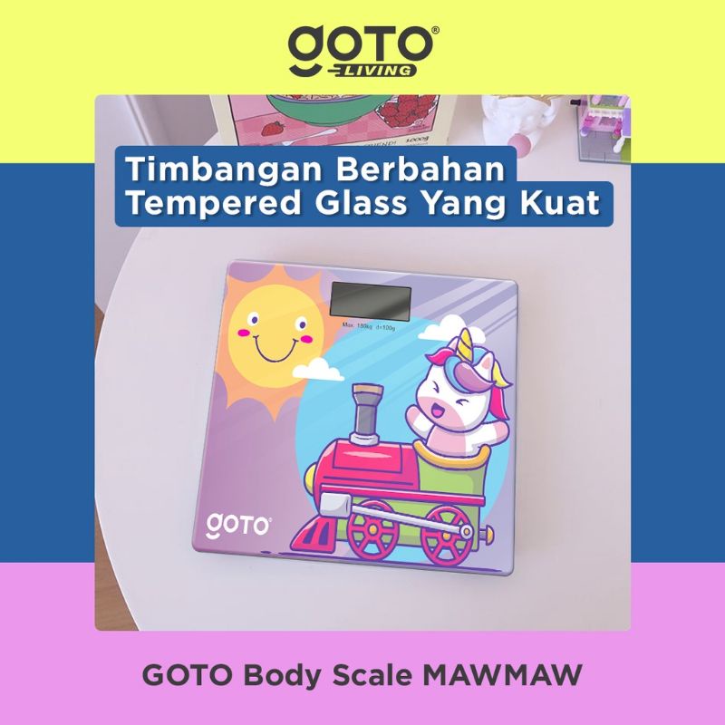 NEW TIMBANGAN BADAN DIGITAL CHARACTER MAWMAW GOTO