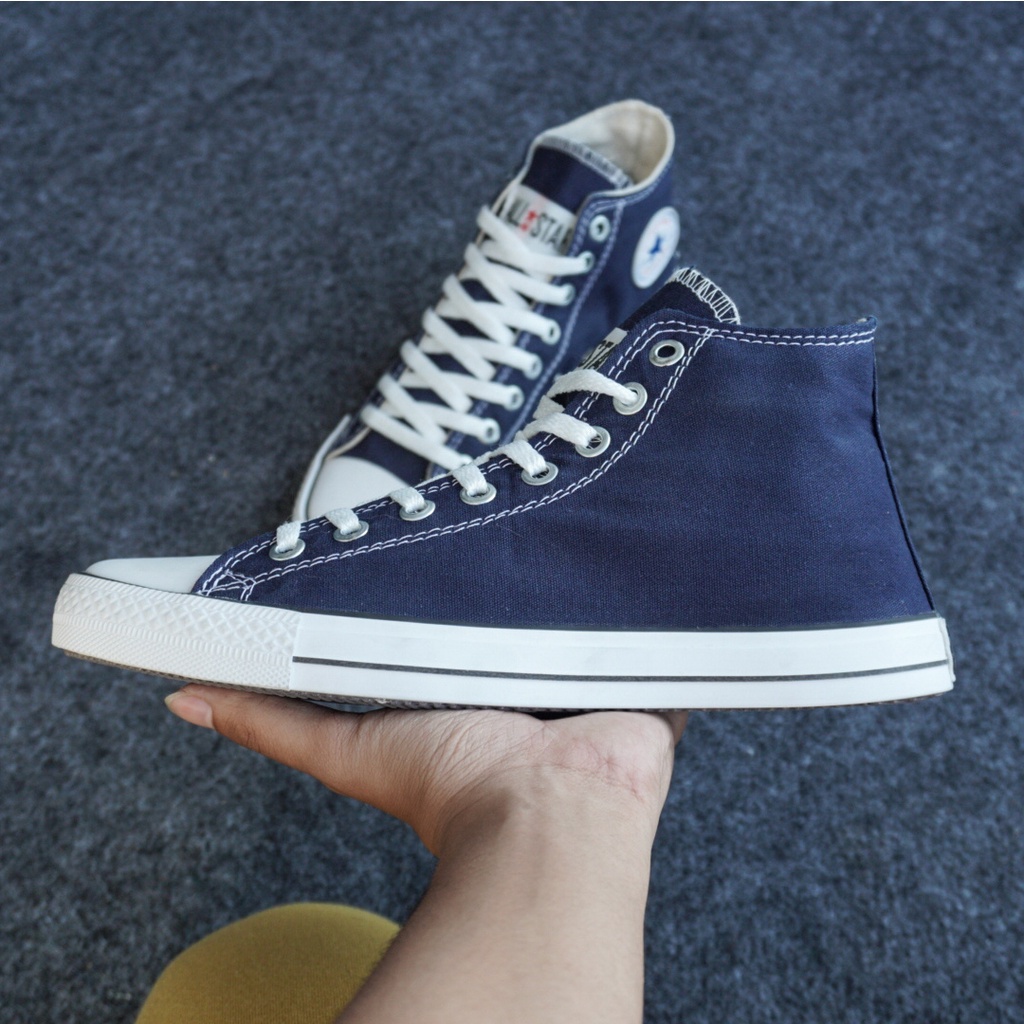 (BISA COD) Sepatu pria Sepatu Sneakers CT Boots Converse Tinggi Navy /sepatu boot All terlaris termurah