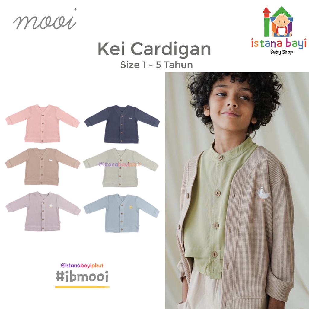 Mooi Cardigan Anak Kei Cardigan / Cardigan Anak 1-5 Tahun