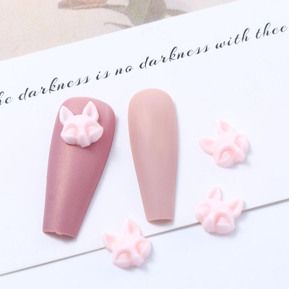 AUGUSTINA Agustin 3D Dekorasi Nail Art Warna-Warni Kawaii Wanita DIY Hiasan Kuku Rhinestones Gadis Nail Art Perhiasan