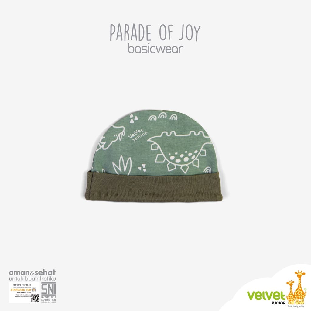 Velvet Topi Basicwear Parade Of Joy - 3pcs