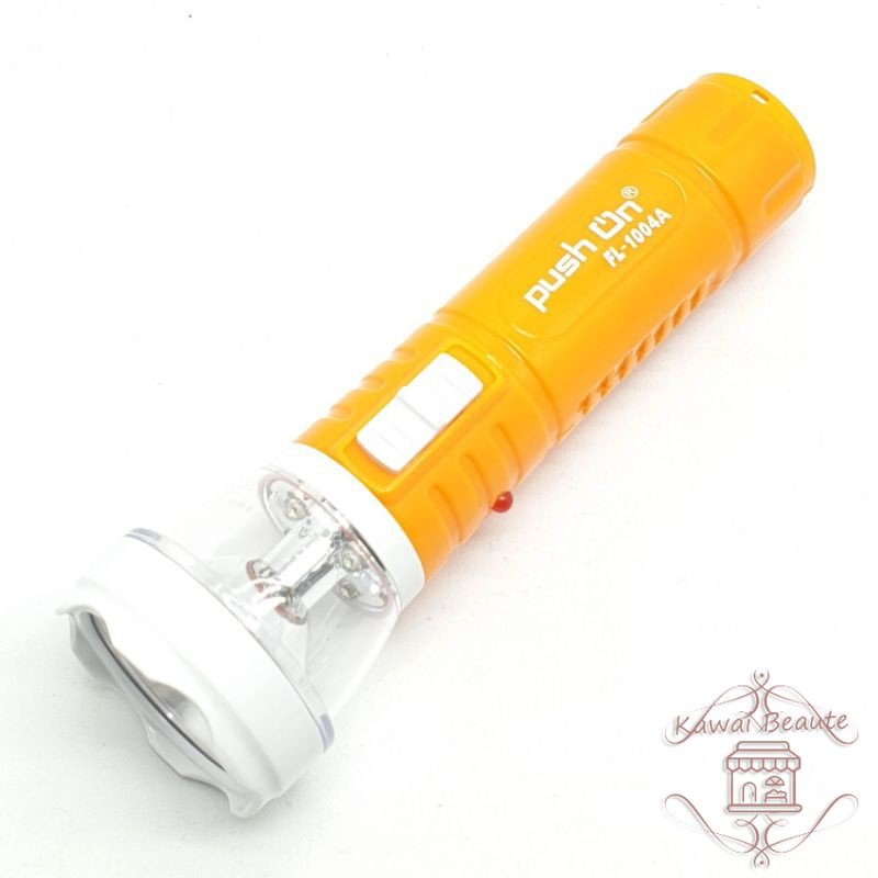 Push On FL-1004A Senter 1X0.5Watt + 4 LED CAS Emergency Multi Fungsi