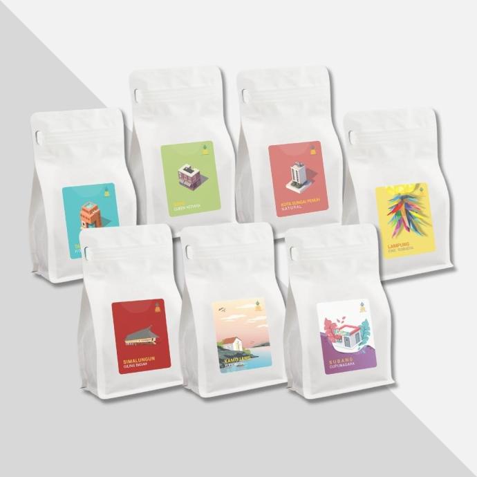 

[BISA COD] Gift Pack - Arabica Coffee (3 pcs, any choice, @200gr)