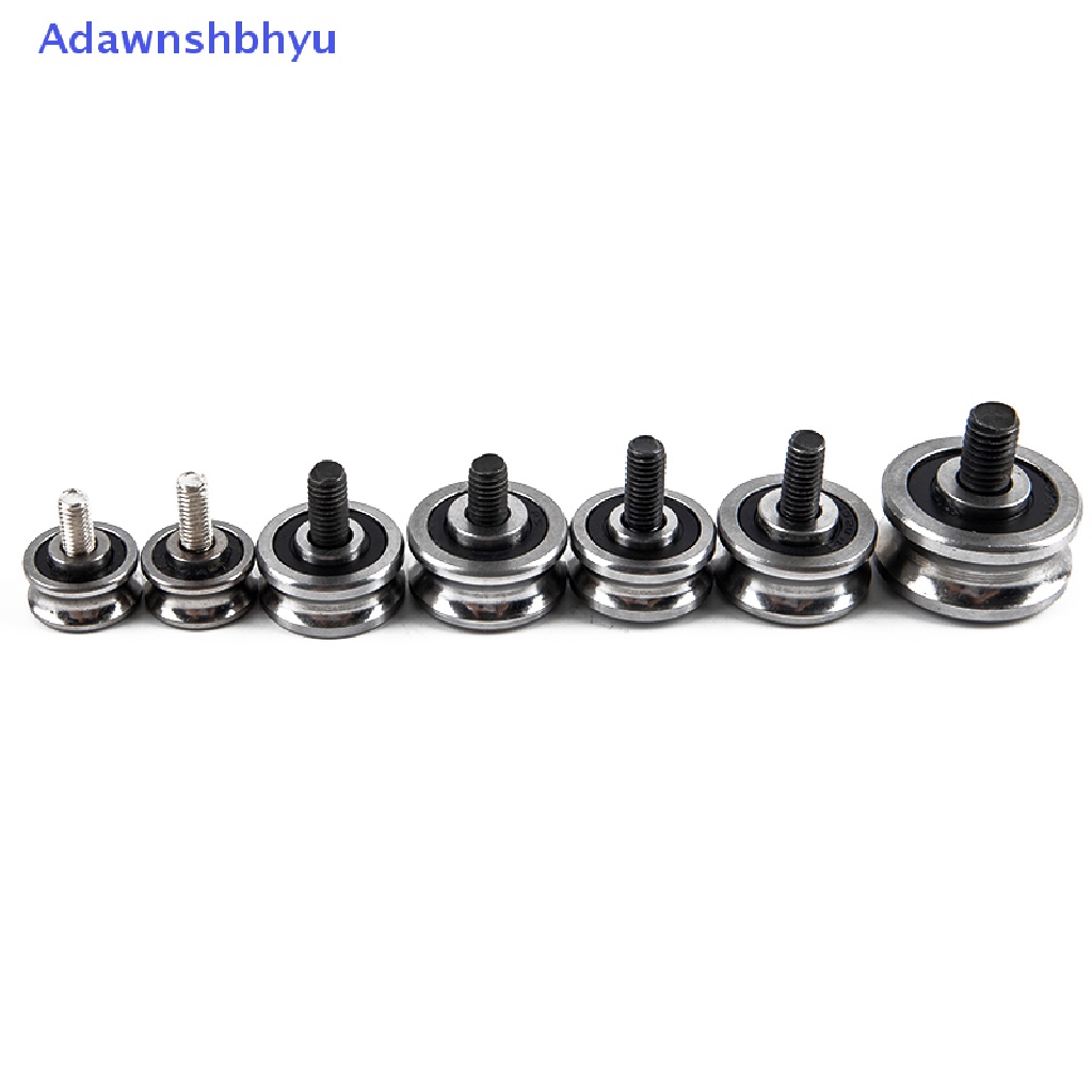 Adhyu SG15 SG20 SG25 SG66+M5 M6 M8 Screw Steel Pulley Ball Bearings Track Guide Roller ID