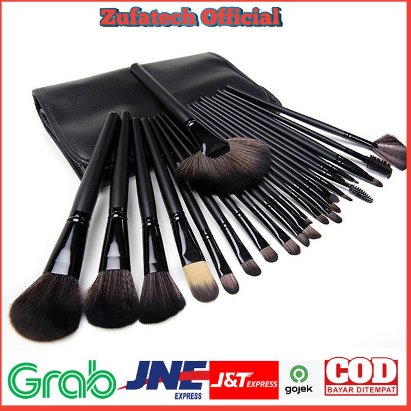 Biutte.co Kuas Make Up 24 Set - E-778232 - Black