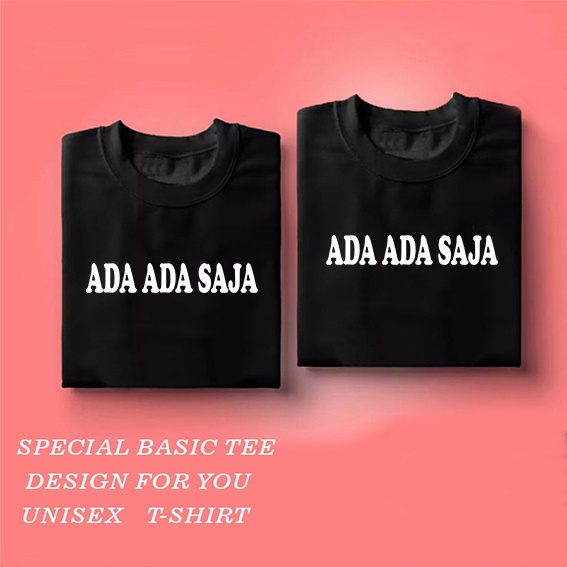 AS /  kaos distro motif  ADA ADA SAJA / kaos pria wanita / kaos pria / baju wanita / kaos wanita / baju pria / atasan / polos / atasan wanita / tshirt