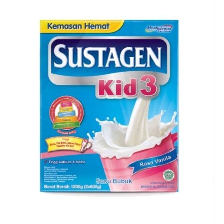 SUSTAGEN KID 3+ 1200GR VANILA