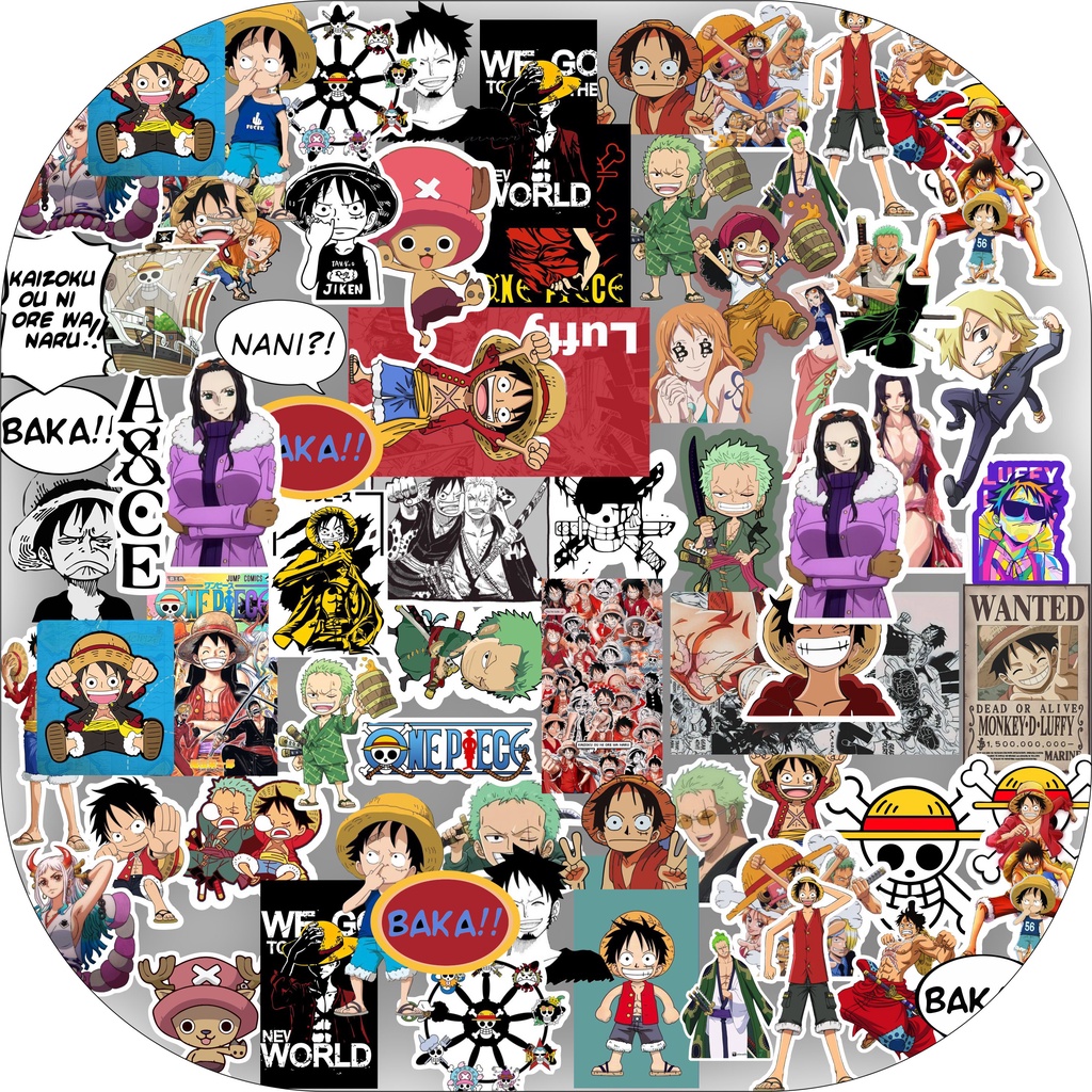 

PAKET MINI STIKER 55PCS STIKER BRAND AANIMEE ONEE PIECEE GRAFTAC HIGH QUALITY TUMBLR WATERPROOF CASE HP TREND