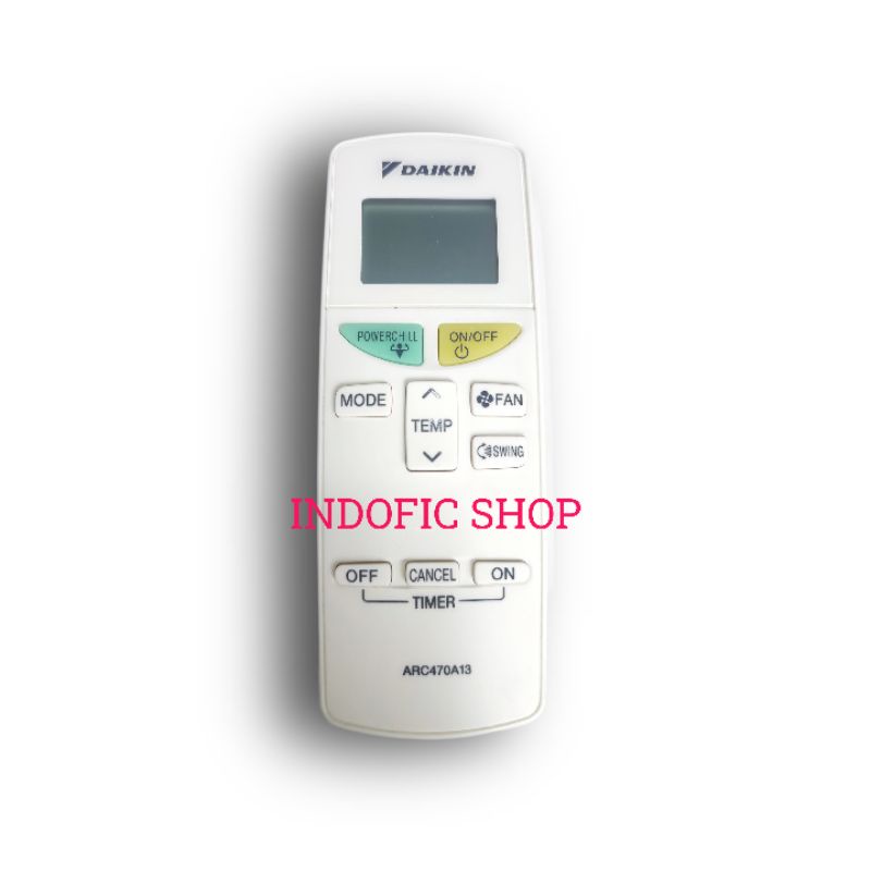 REMOTE REMOT AC DAIKIN ARC470A13 100%