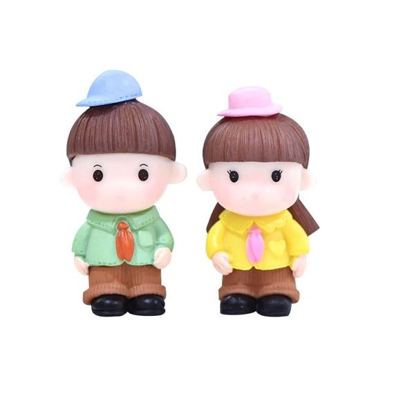 Miniature Lover Figures - Lovers Couple Figurines #37 (2pcs)