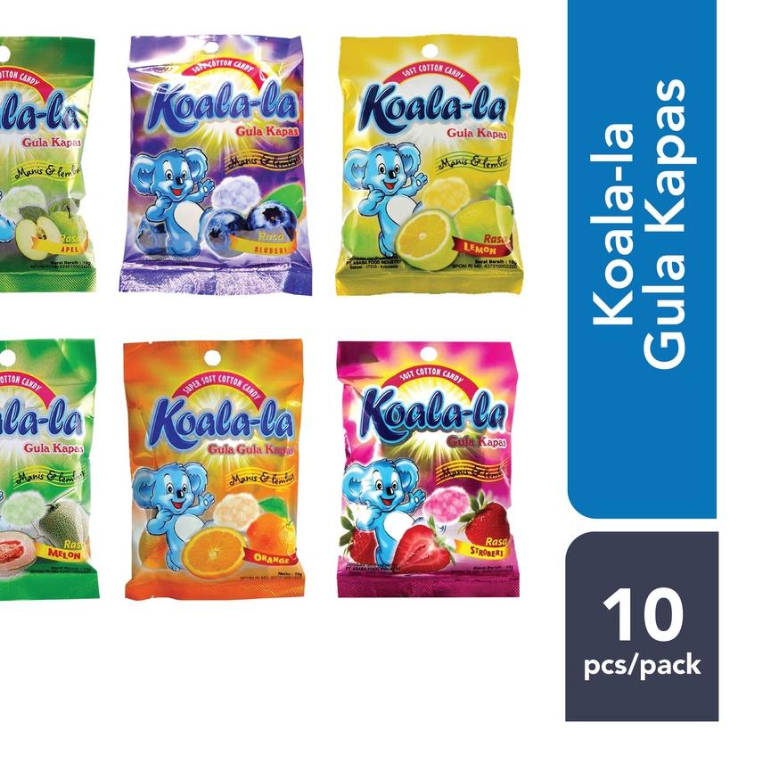 

Kirim LANGSUNG ☆ Permen Kapas Koala-la / Koalala (1pack isi 10 pcs)#