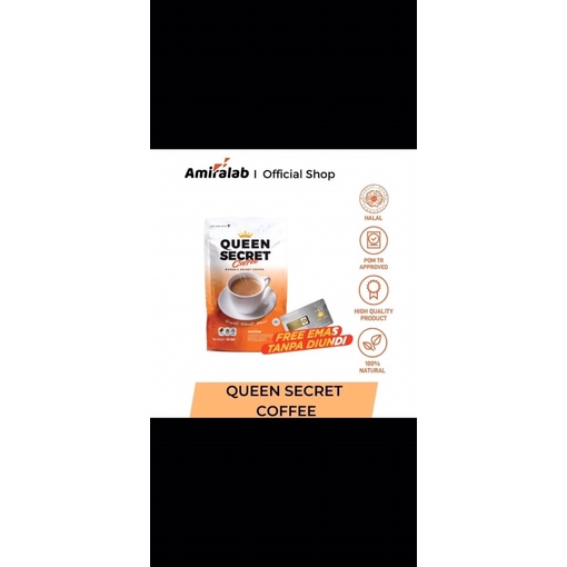 

2 pouch queen secreet coffee